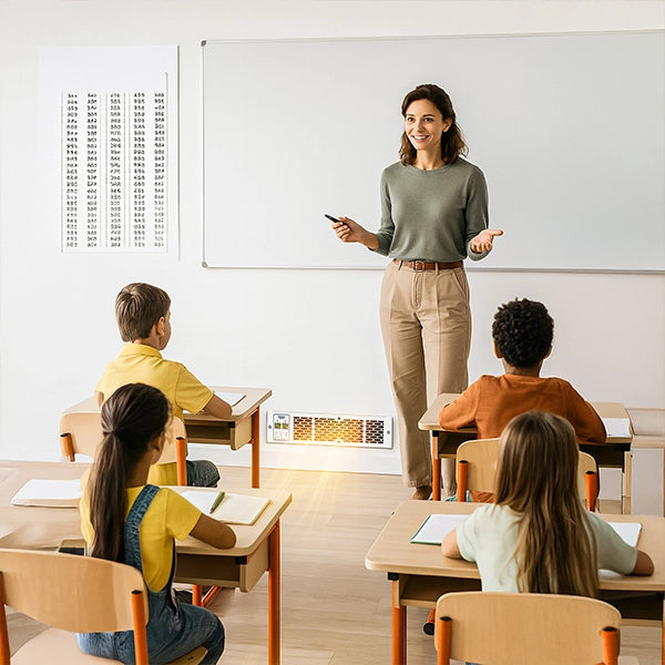 Provide adequate heating without distractions image