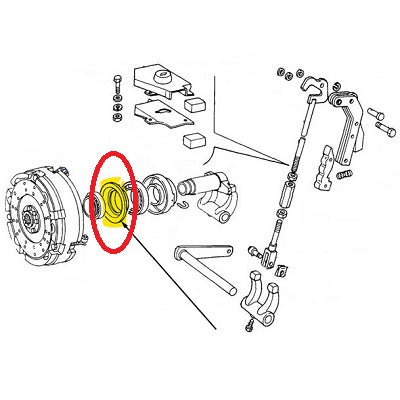 collare cuscinetto reggispinta new holland fiat ricambio originale codice 4993817