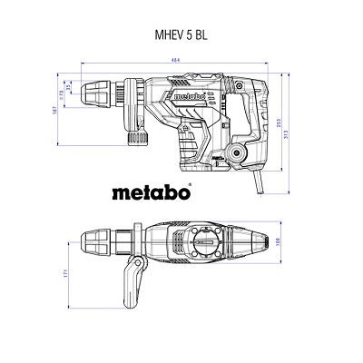 martello scalpellatore metabo mhev 5 bl