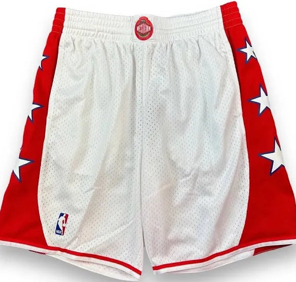 NBA ALL STAR GAME 2004 WHITE SHORTS