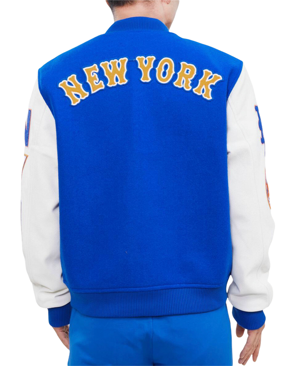 New Era HERITAGE VARSITY JACKET NEW YORK YANKEES Blue/White - NEW YORK  YANKEES OSBOFW