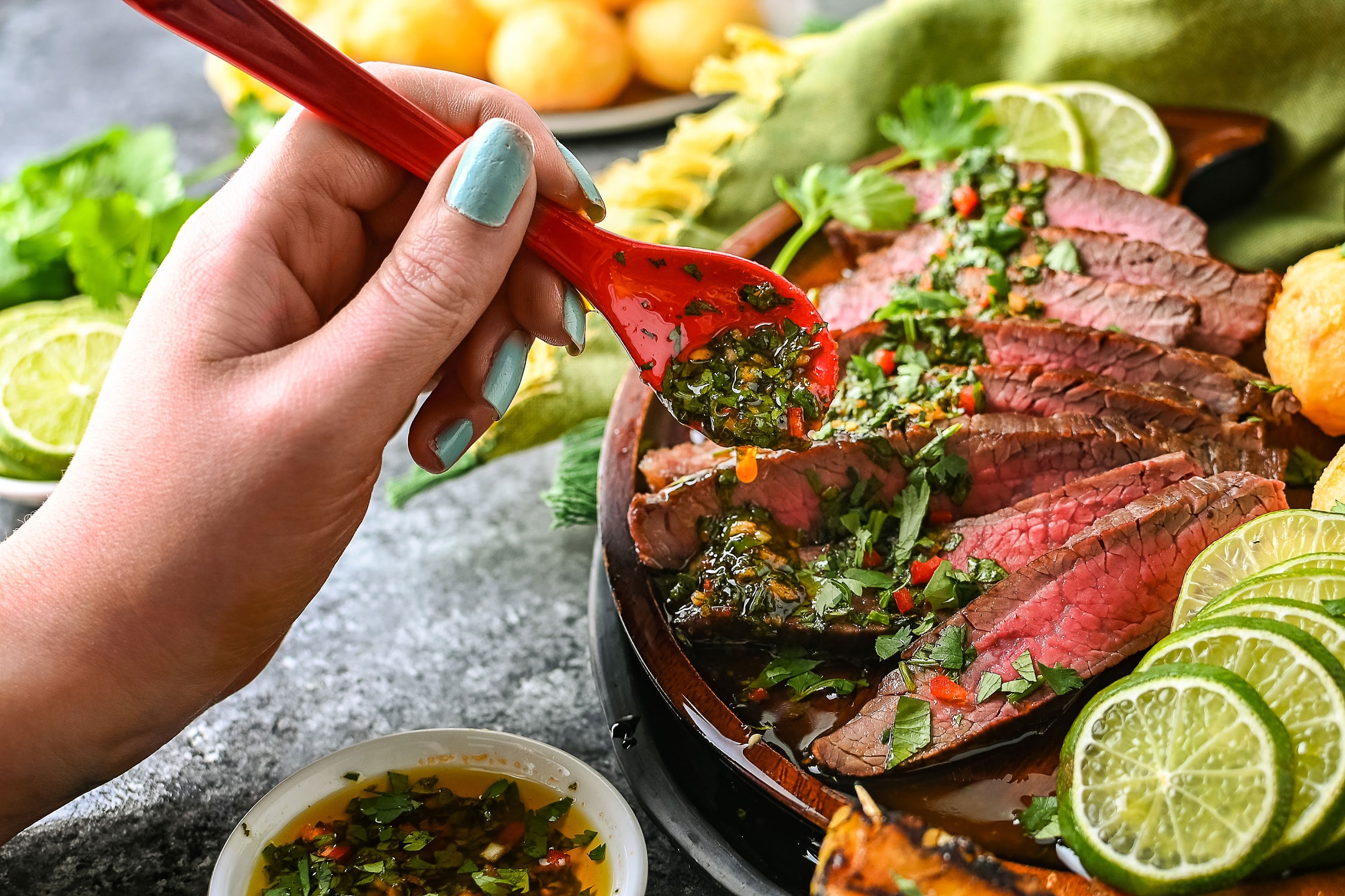 Brazilian Steak with Chimichurri Sauce - Savory Spicerack