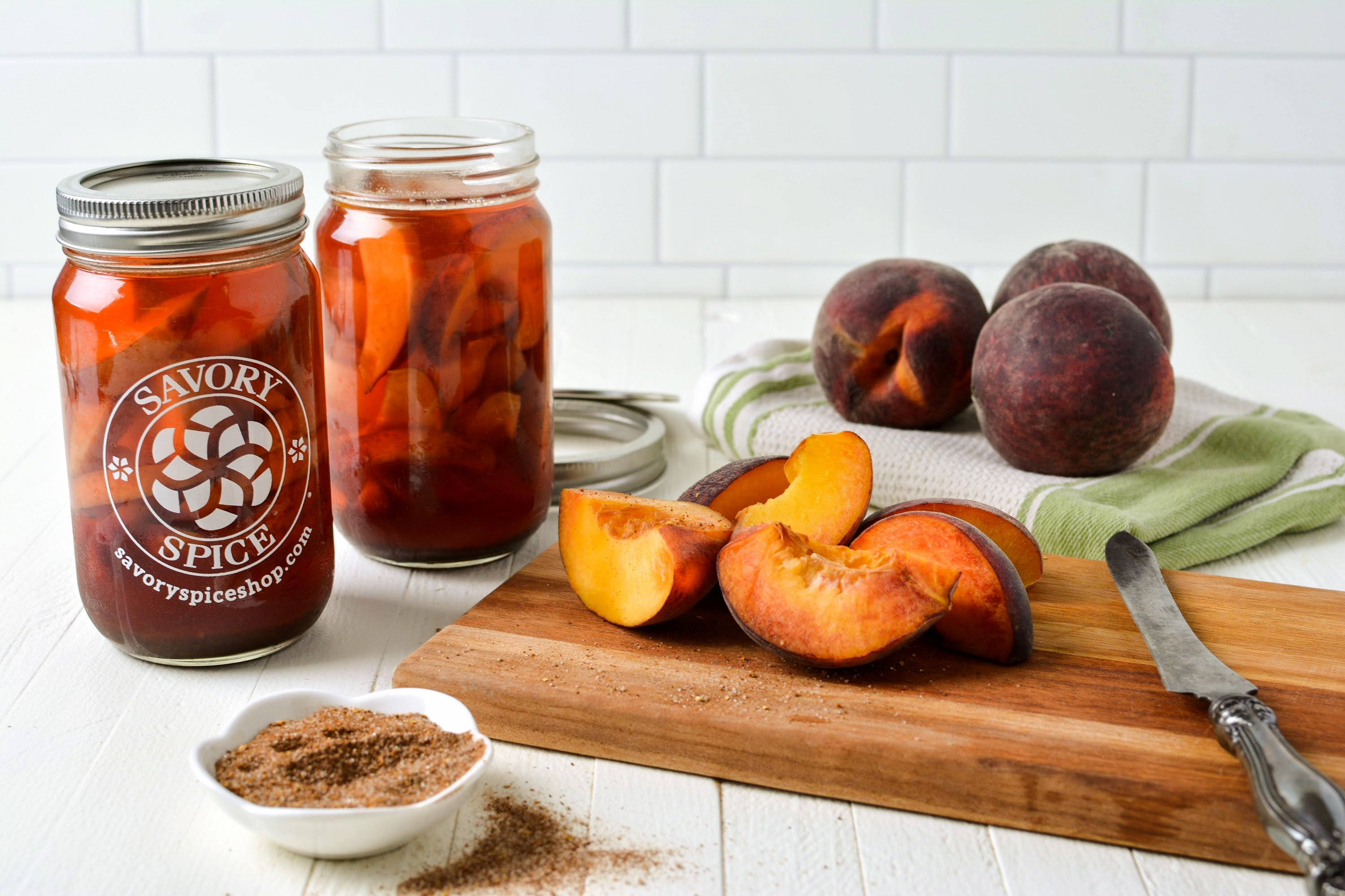 Honey Spiced Peaches