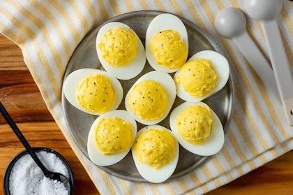 Truffle Salt & Horseradish Deviled Eggs Recipe