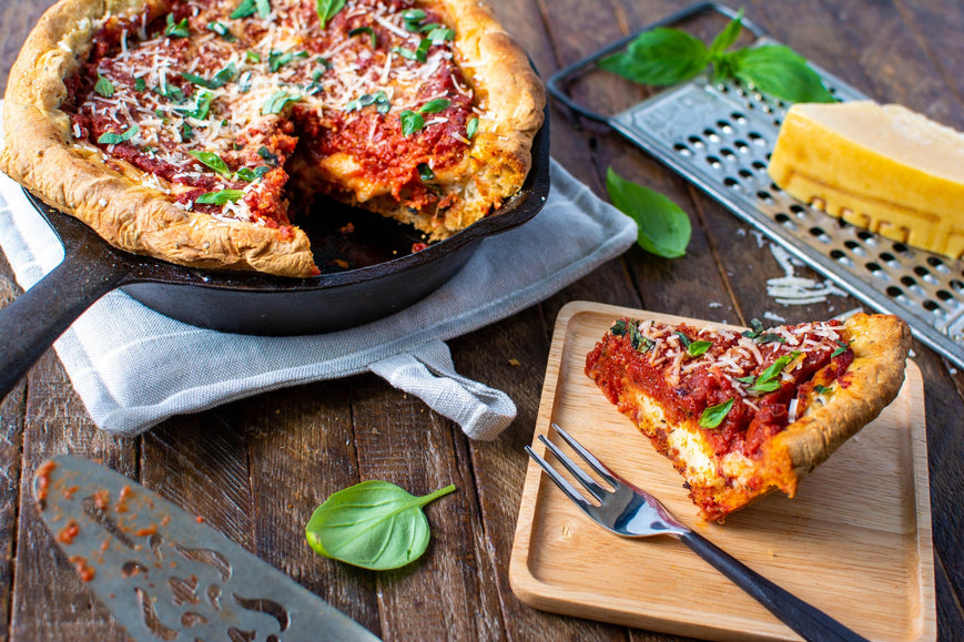 Chicago-Style Deep Dish Pizza Recipe