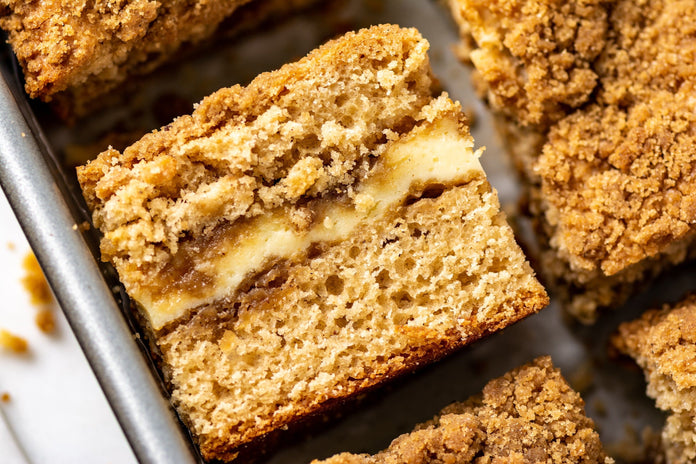 Frosted Cinnamon Bun Coffee Cake Recipe