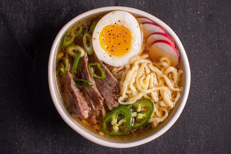 Black Garlic Dumpling Ramen Recipe