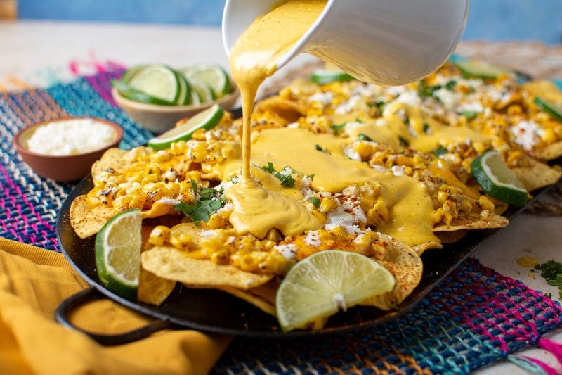 Cheesy Elote Nachos Recipe — Savory Spice