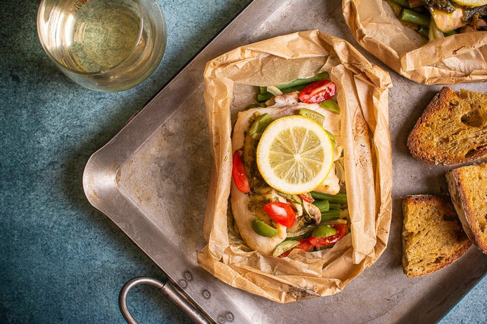 Herbed Fish and Fennel en Papillote Recipe