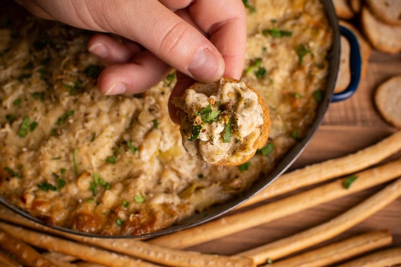 Hot Artichoke Crab Dip Recipe