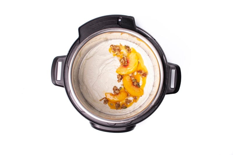 Instant Pot Peach Yogurt Recipe