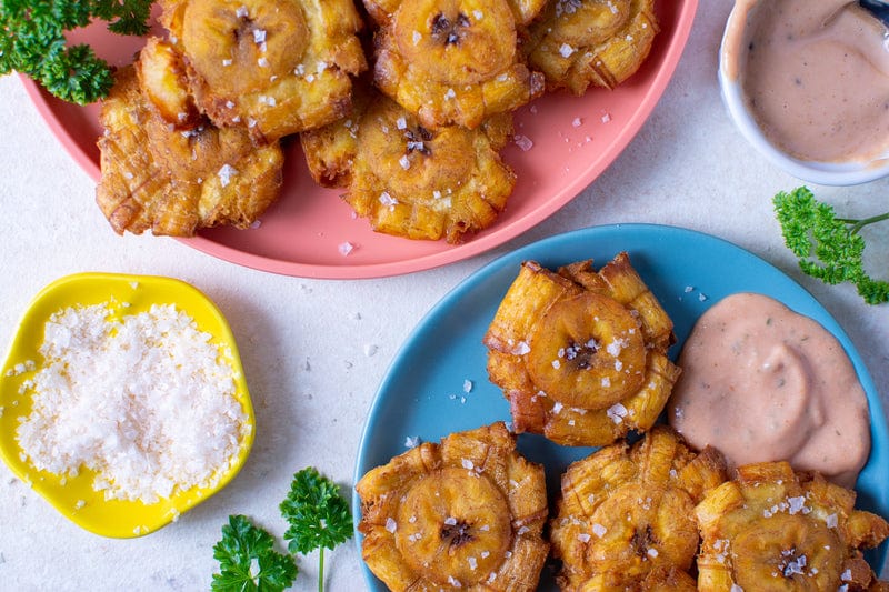 Tostones with Creamy Garlic Sauce Recipe