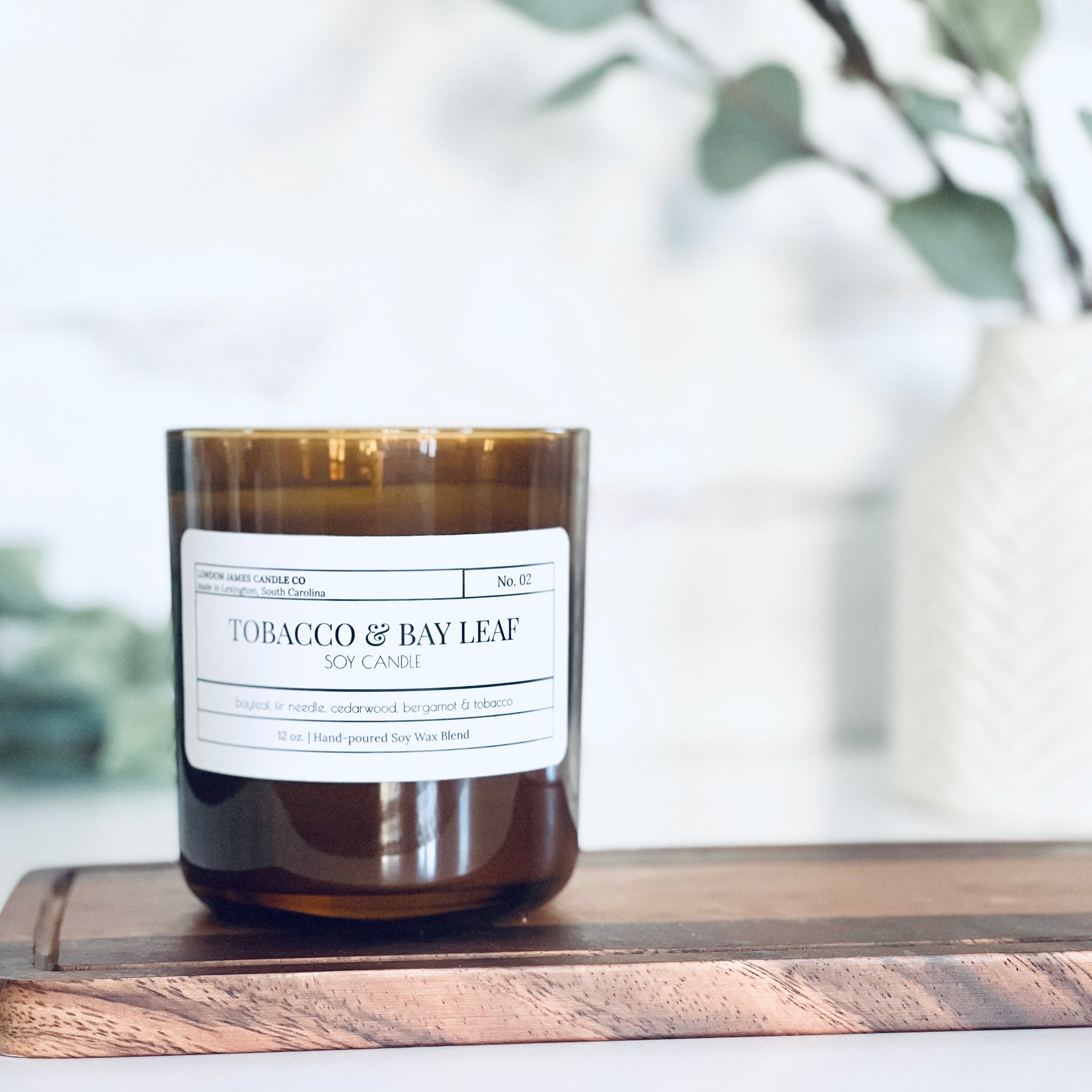 Library Soy Candle 12 oz. - London James Candle Co