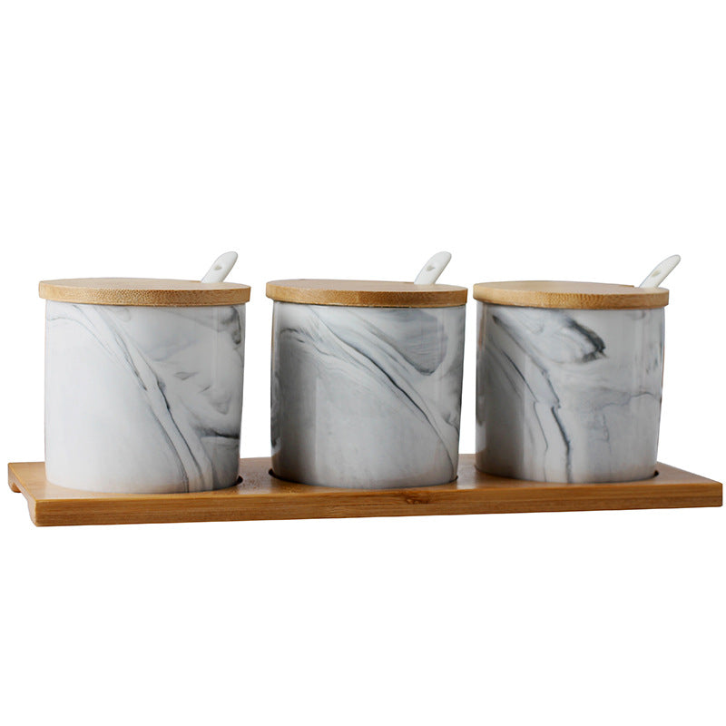 Ceramic Spice Jars (Set of 3)