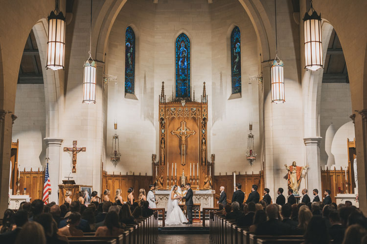 Holy Rosary Church Houston Texas wedding
