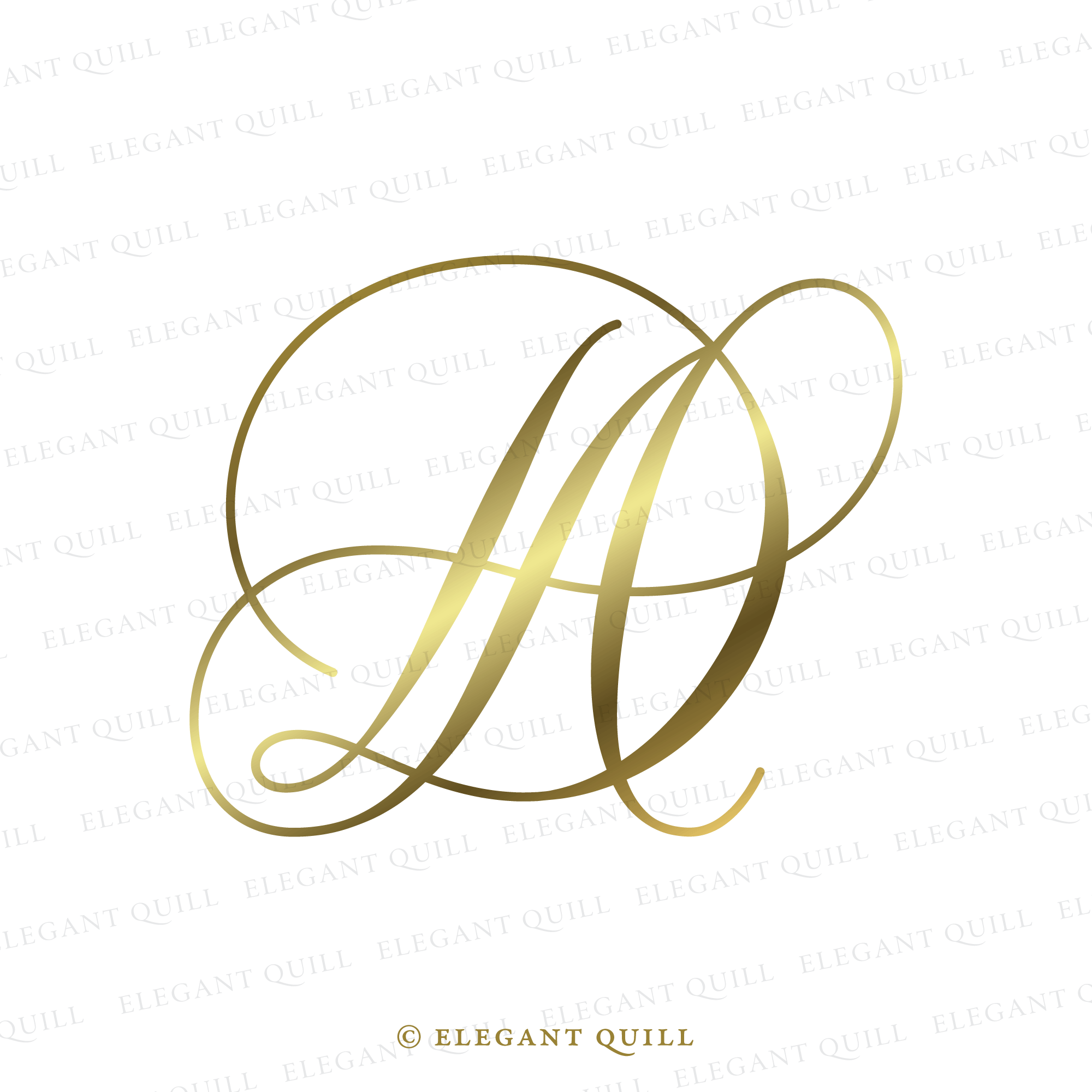 Simple Logo, AD Initials