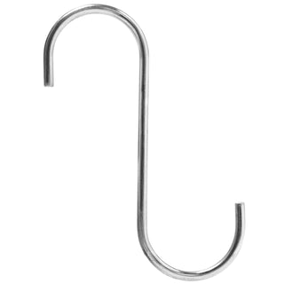 S Hook, 80mm (3), 4mm S/S (1 Sharp End)