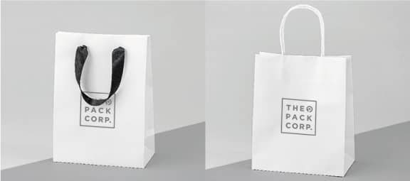 Turn top Paper Bags Samples by Pack America