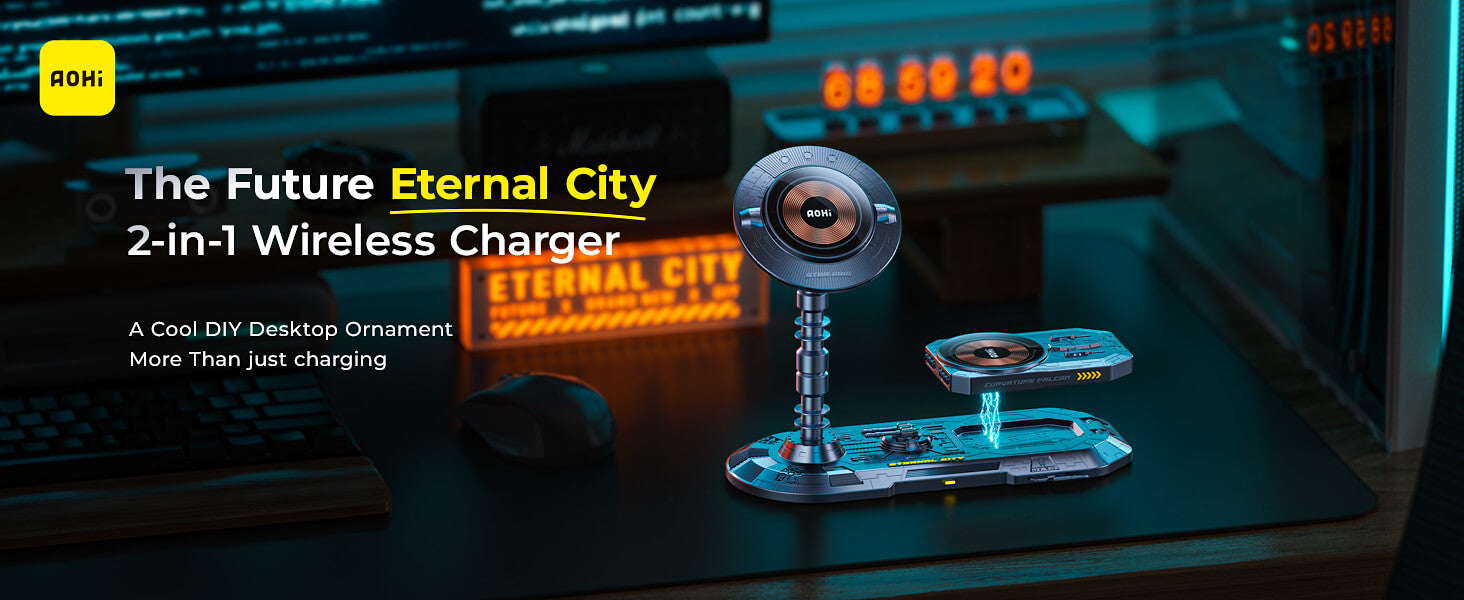 AOHi The Future Eternal City Wireless Charger