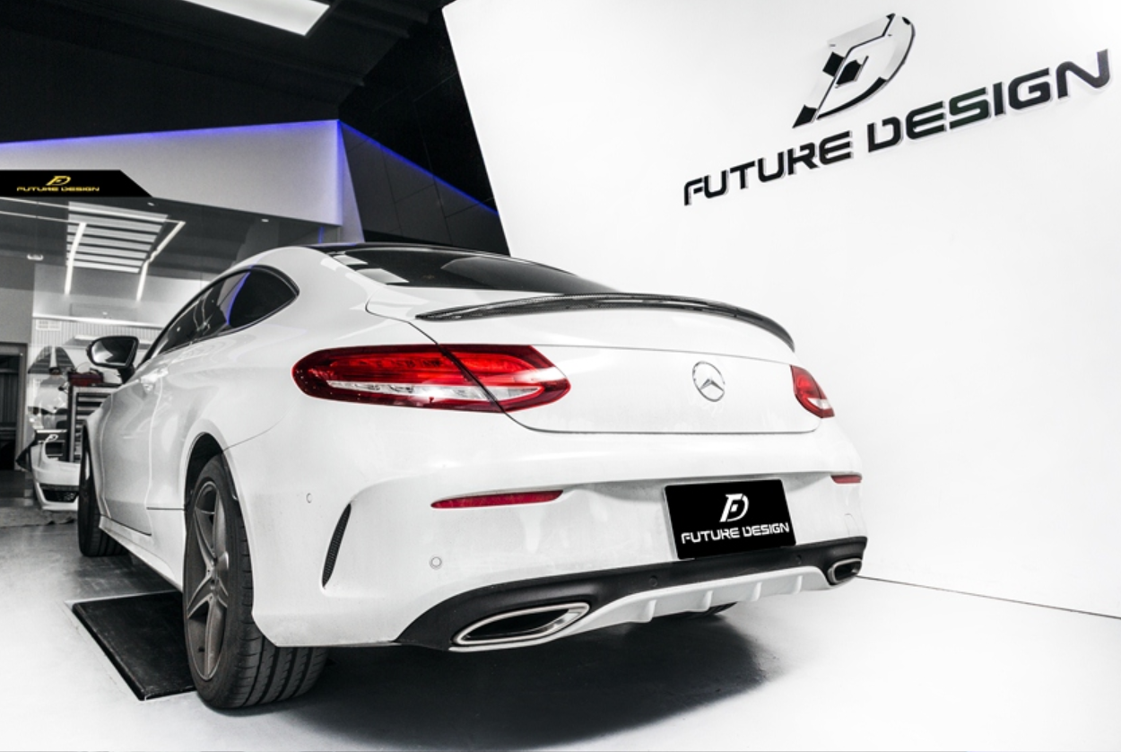 CMST Carbon Fiber Rear Spoiler for Mercedes Benz W205 / AMG Sport Pack
