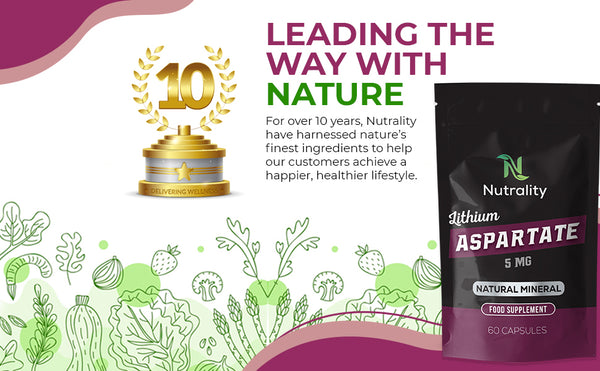 Nutrality Lithium Aspartate Supplement