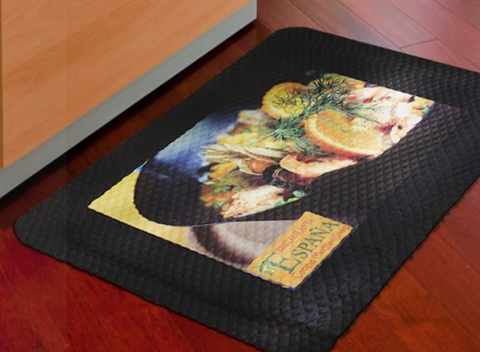 Anti-fatigue custom floor mat