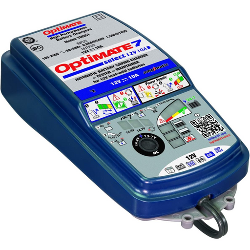 Tecmate TecMate OptiMATE 1 DUO, TM-409, 4-step 12V / 12.8V 0.6A battery  charger & maintainer