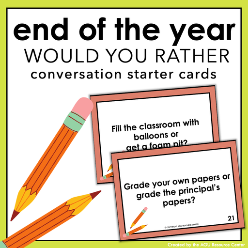 Outer Space Themed - English Would You Rather? Task Cards Bundle