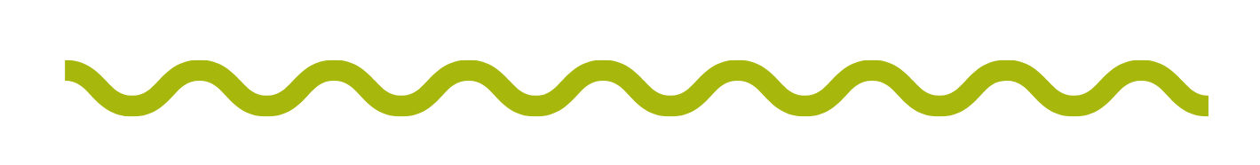 Green squiggly line to mark the end of the blog post