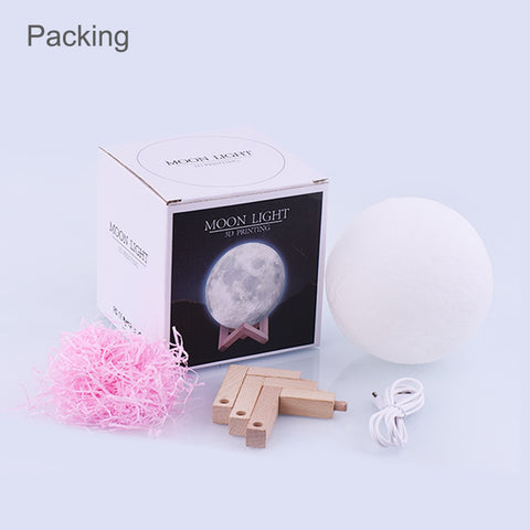3D Moon Lamp - Packing