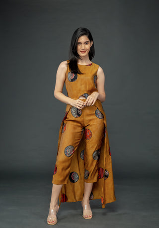 Cotton Linen Blend Brown Long Jacket Tube Bustier Pants Set, Women at Rs  4200/piece in Mumbai