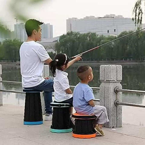 Family sitting on the table