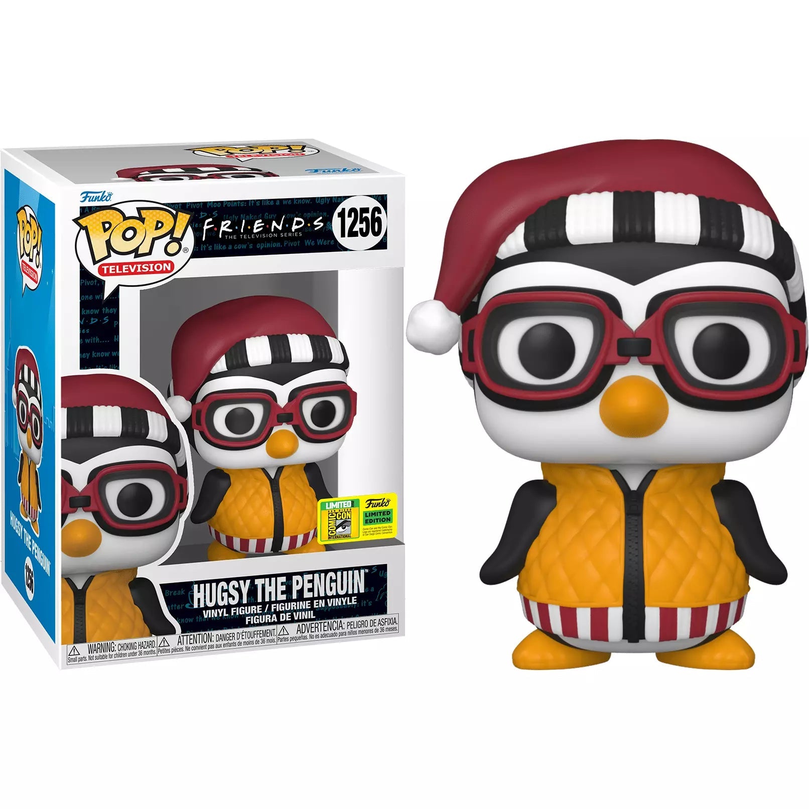 (In-Stock) Funko Pop Friends Hugsy The Penguin (SDCC Official Sticker Exclusive)