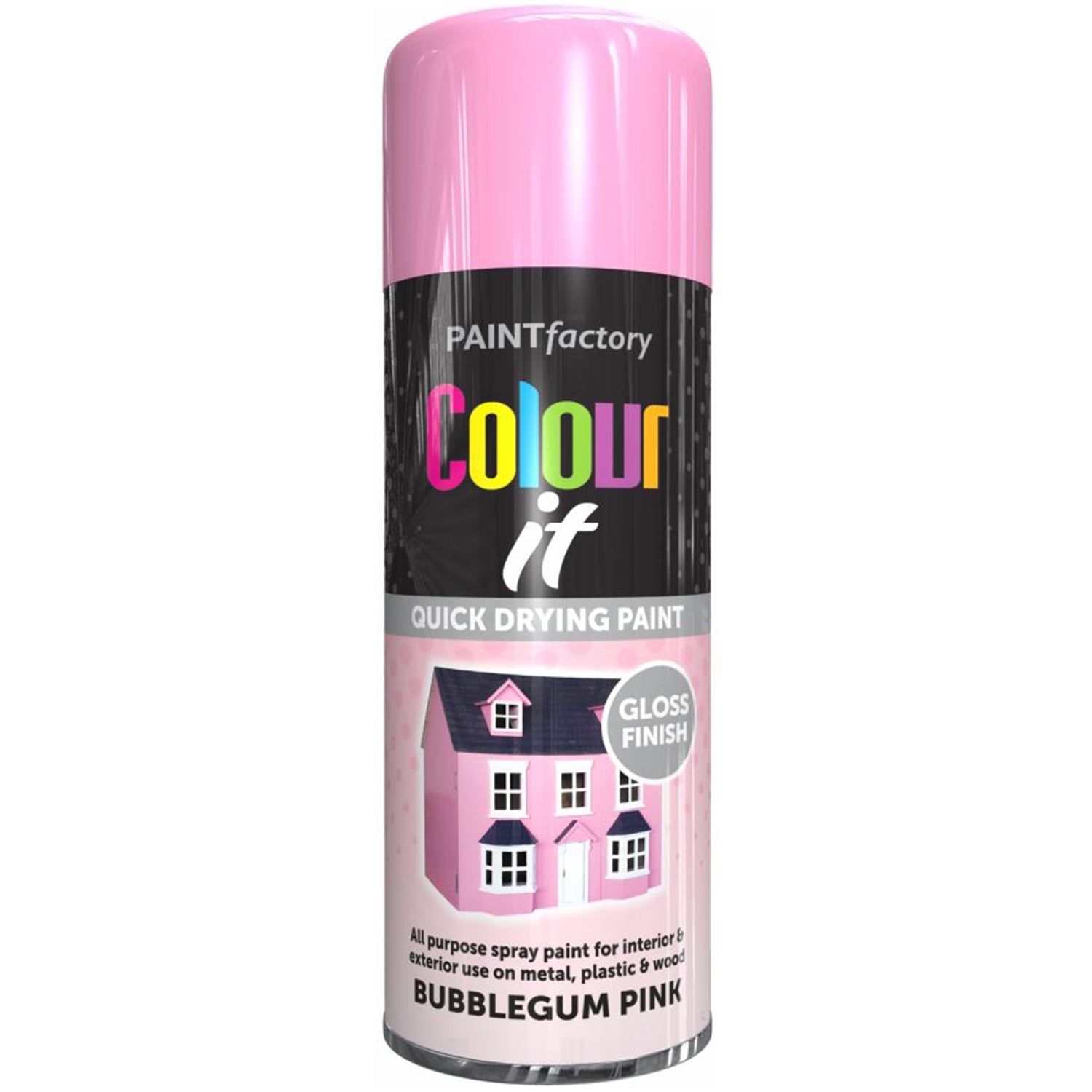 Pearlised Pink Spray Paint 400ml - Paint Factory