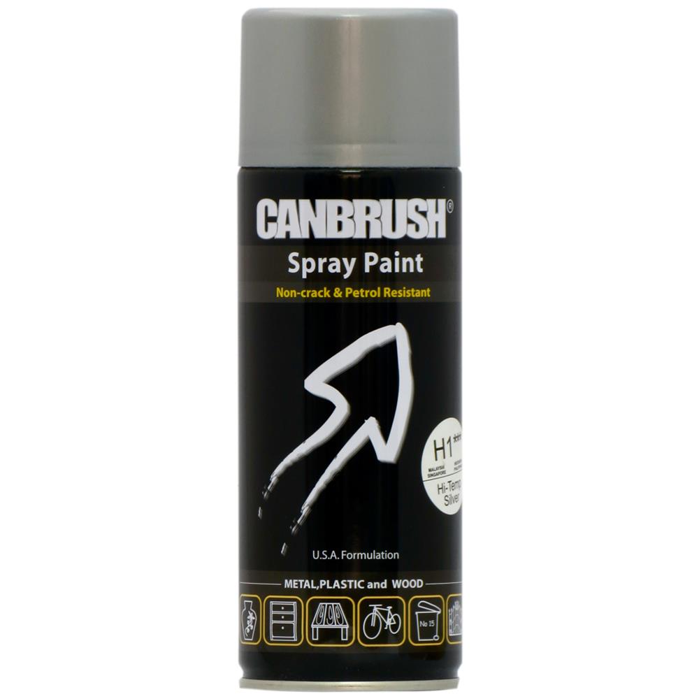400ML Canbrush C1 All Purpose Clear Gloss Spray Paint, Metal, Wood, Plastic