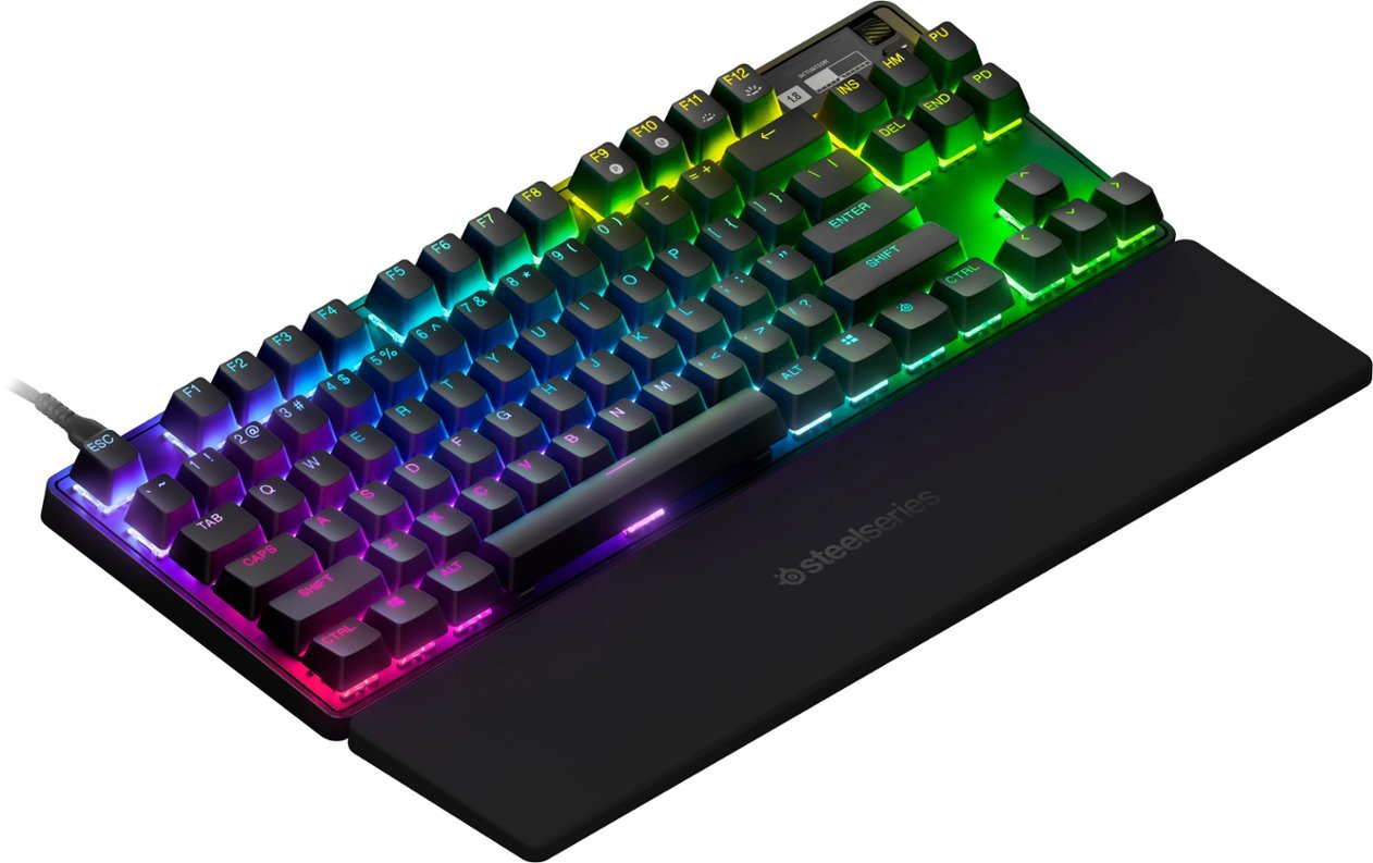 SteelSeries Apex Pro 2023 TKL Wired Mechanical OmniPoint Adjustable Actuation Switch With RGB Backlighting Gaming Keyboard