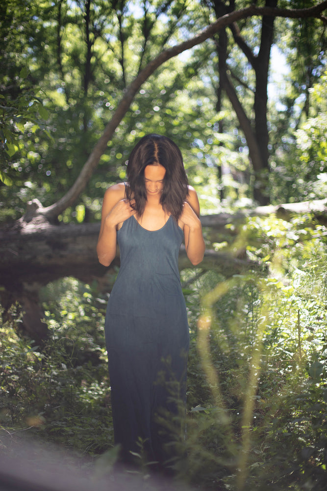 The Prairie Wildrye Slip dress in Tobacco – Ocean Prairie