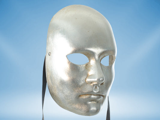 Black full-face costume mask –