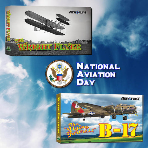 Wright Brothers and B-17 educational flipbooks