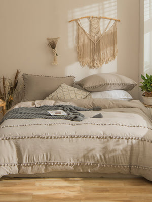 urban outfitters pom pom duvet cover