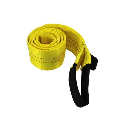 4.5 Ton 2 Inch x 20 Ft. Polyester Tow Strap Rope 2 Hooks 10000lb Towin –  Hardware Factory Store Inc.