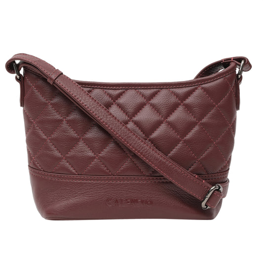 Calfnero Genuine Leather Women's Sling Bag (LV-01-Red) – www
