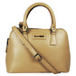 Calfnero Women's Genuine Leather Hand Bag (CON-2-Beige)