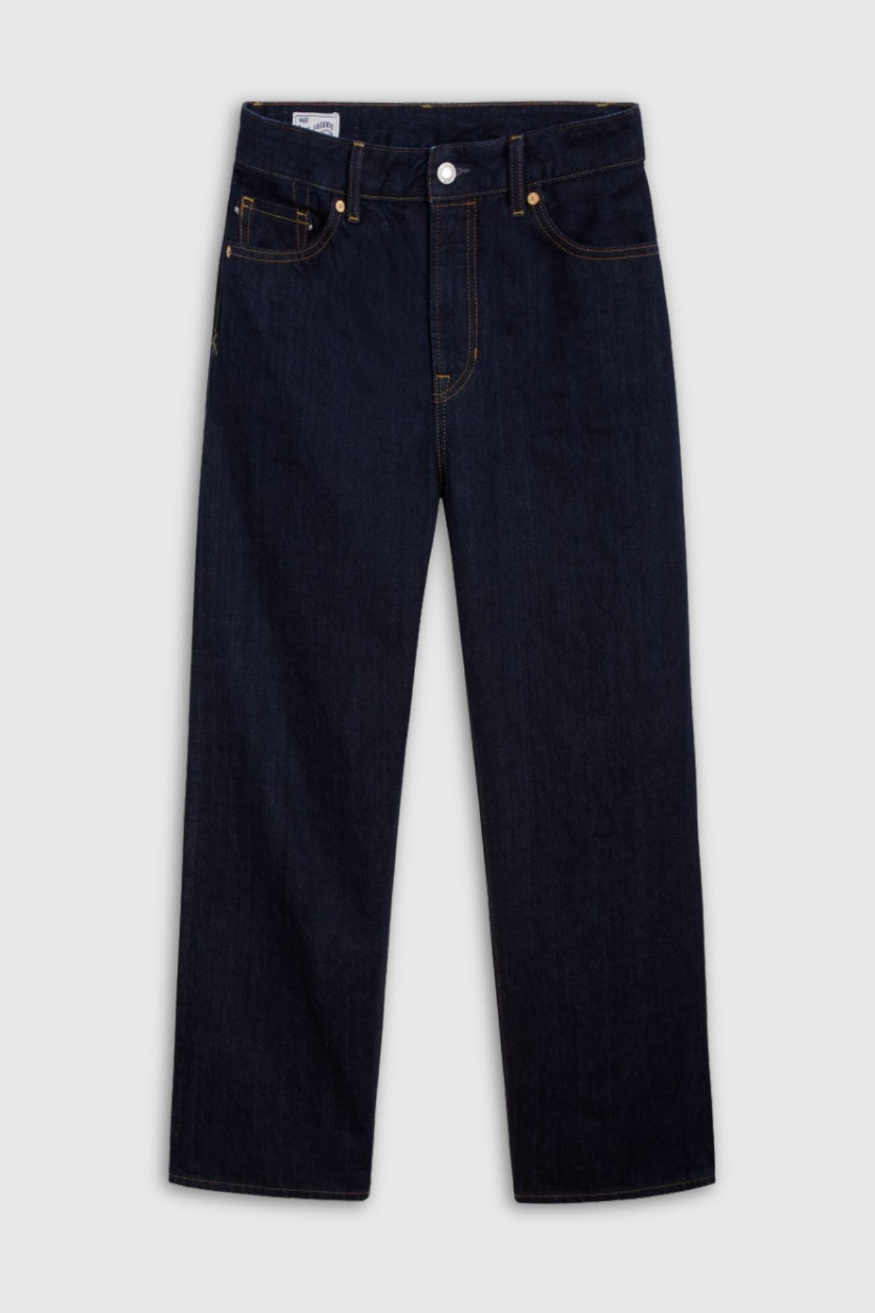 LIORA CROPPED SELVAGE | CLEAN EASY FADE INDIGO RINSE - Kings Of Indigo product image