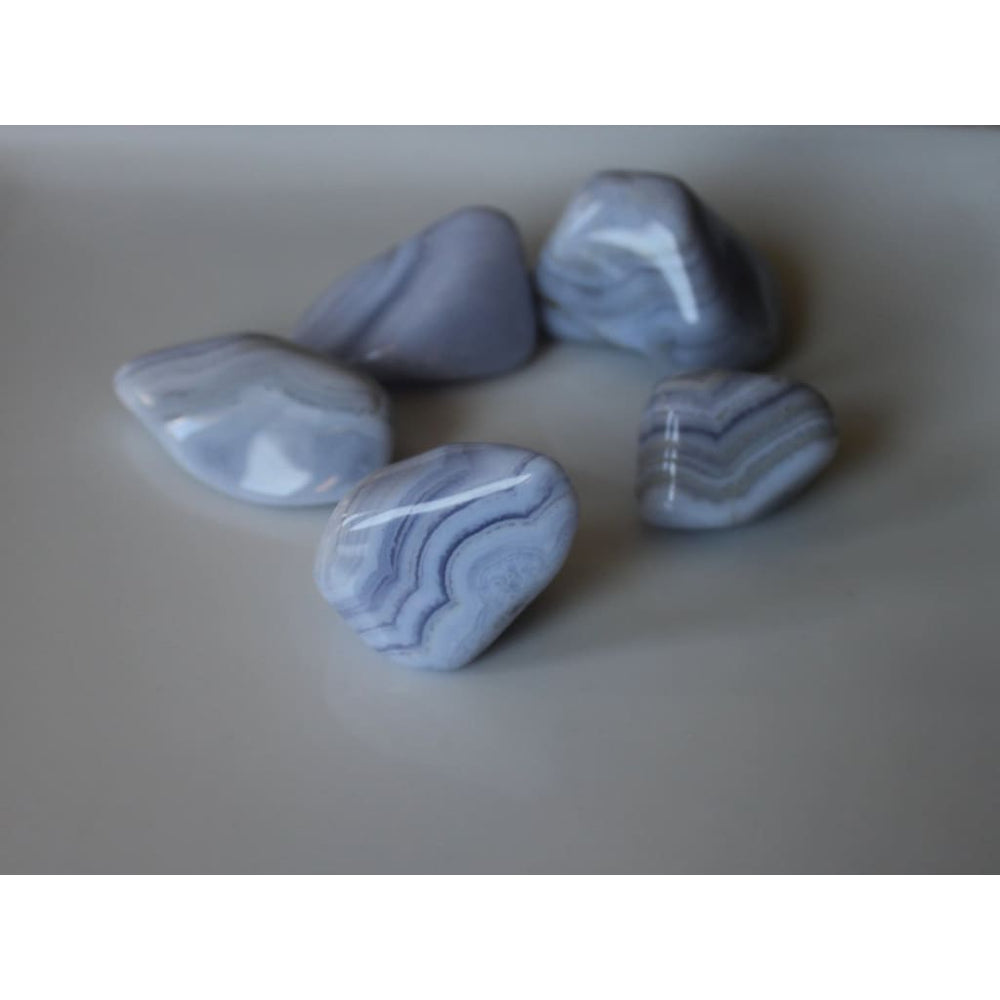 blue lace agate angel