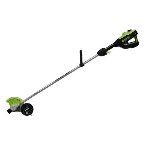 An edger is a gardening tool used to create clean and defined edges along sidewalks, driveways, and garden beds