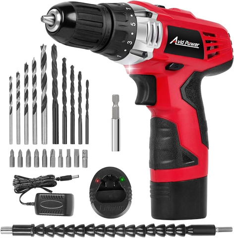 Tackle tough jobs with the combo: power drill and bits