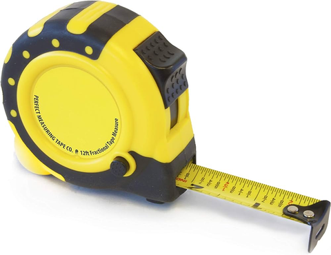 A retractable tape measure ensures precise measurements