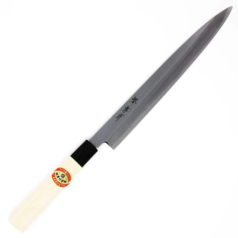 Yanagiba, with its long, narrow blade, is the choice for precision slicing in sushi preparation