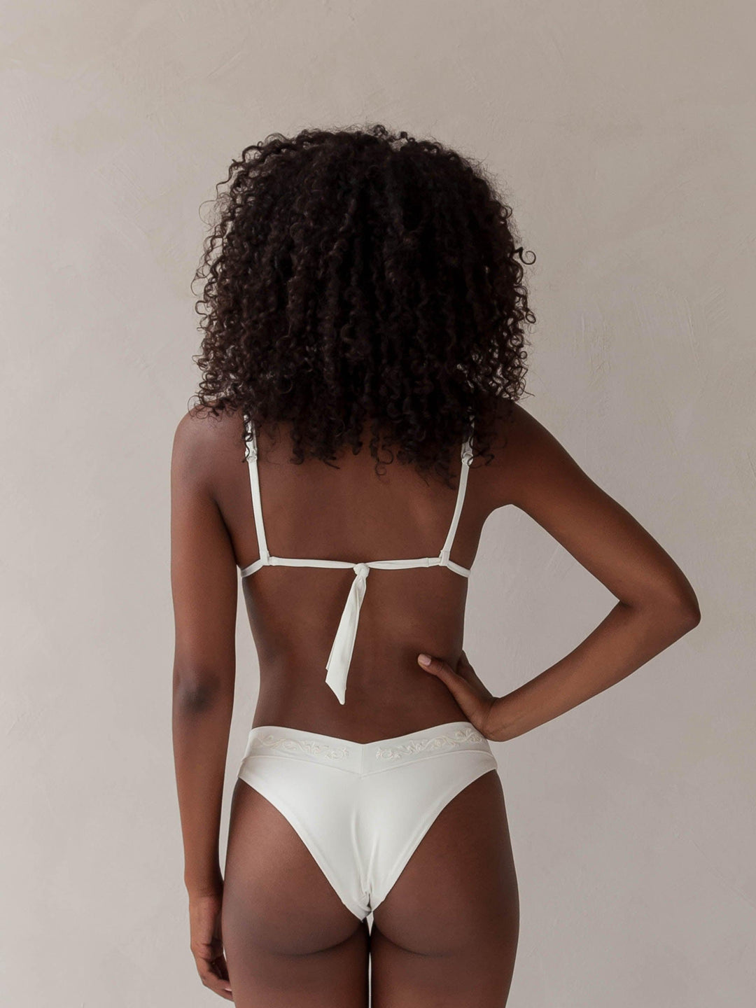 V Front Cheeky Bikini Bottom in Vitamin C